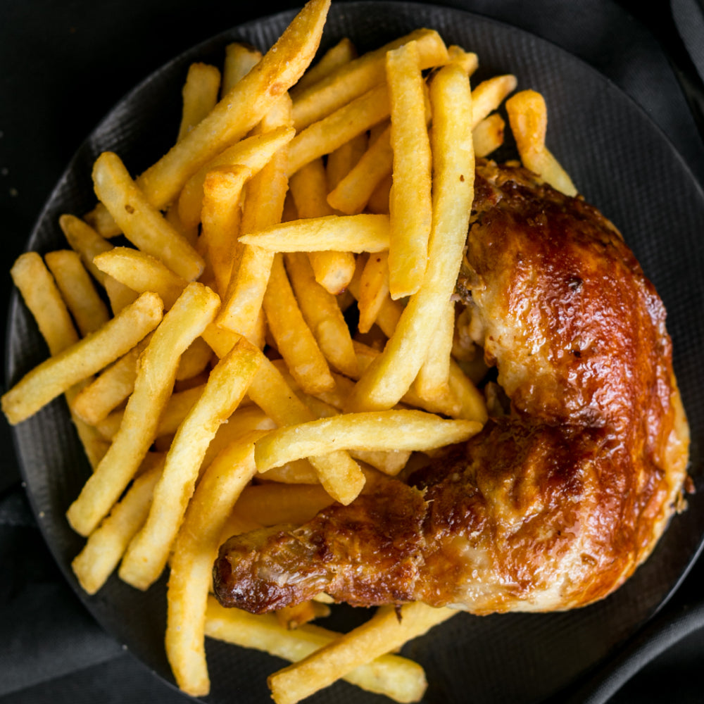 Combo 3: 1/4 Pollo Trutro + papas pequeñas