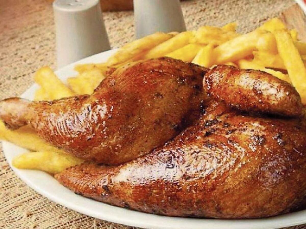 Combo 6: 1/2 Pollo + papas fritas